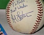 Vintage Original MLB American League Signed Rawlings Baseball By Al Leiter - $39.59