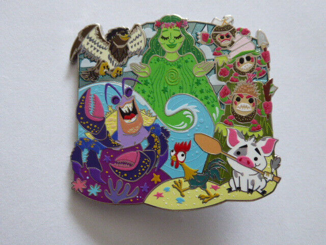 Disney Trading Pins 155055 Maui Hawk, Tamatoa, Hei hei, Pua, Te Fiti and... - $19.09