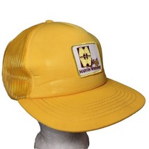 Vintage Marvin Windows Yellow Hat / Cap ~ Snapback Mesh Trucker ~ Young An - £15.44 GBP