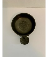 Antique 19th Century French Pewter Wine Taster Marked Crown Hallmarks 4 ... - $1,425.56 MXN