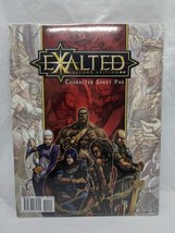 Exalted Second Edition RPG Character Sheet Pad Sealed - $207.64 MXN