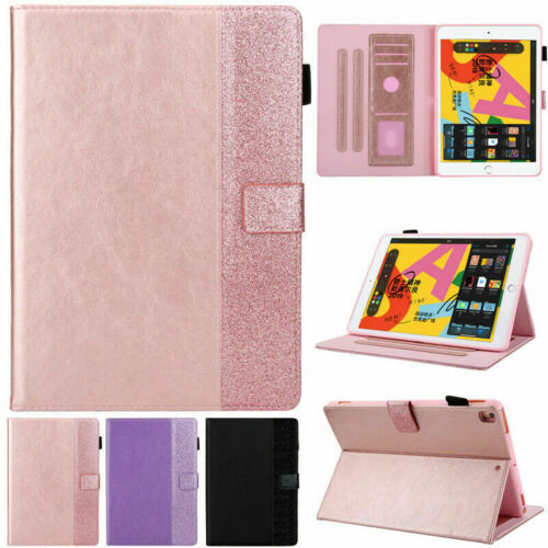 For iPad 5/6/7/8th Gen Air Mini Wallet Leather Magnetic Flip Case cover