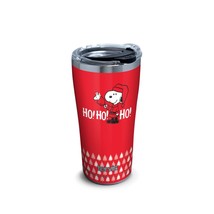 Tervis Peanuts Ho Ho  Christmas 20 oz. Stainless Steel Tumbler W/ Lid Red New - £12.81 GBP