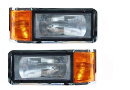 MACK CH SERIES CH612 CH613 1990-2006 PAIR SET HEADLIGHTS HEAD LIGHTS FRO... - £236.31 GBP