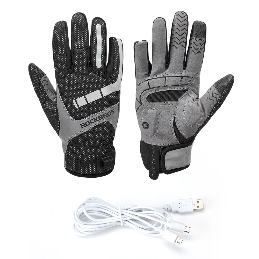 Electric Scooter Winter Heated Gloves USB Post Heating Thermal Gloves For Motorc - £140.92 GBP