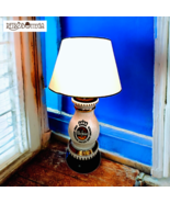 1970s WARSTEINER table lamp in crackle effect ceramic with important - $4,764.03 MXN