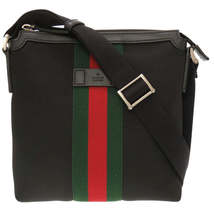Gucci Sherry Line Shoulder Bag Black - £1,917.65 GBP