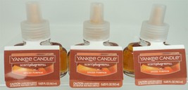 Yankee Candle Spiced Pumpkin Scent Plug Refill - Lot of 3 - £17.88 GBP