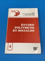 Old Albanian Album BOOK-ENVER HOXHA-ETUDES Politiques Et Sociales 4-FRENCH-1987 - £47.07 GBP