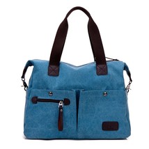 Casual Handbags for Women Designer  Canvas  Bag High Quality Blue Shopper Bags L - £141.03 GBP