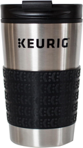 Travel Mug Fits K-Cup Pod Coffee Maker 1 Count Pack of 1 Stainless Steel - £12.89 GBP