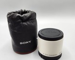 Sony SAL20TC 2x Teleconverter Camera Lens Adapter A-Mount w/ Bag Caps - £190.05 GBP