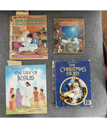 4 Vintage 70s 80s Religious Christian Children’s Christmas Books Jesus B... - $29.96 CAD