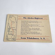 Postcard The Alaska Highway From Whitehorse Yukon Territory Canada Poem - £3.89 GBP
