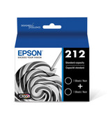 EPSON PRINTERS AND INK T212120-D2 T212 INK STANDARD CAPACITY DUAL BLACK INK - £80.06 GBP