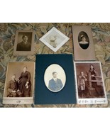 Belden Samuel Brown, Wife Adaline M. Alfred Family (6) Cabinet Photos #1... - $1,608.92 MXN