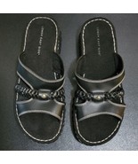 VTG 90s Lower East Side Chunky Lug Sole Jammer Platform Slide Sandals Wo... - $64.50 CAD