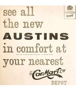 1957 Car Mart Ltd Austin London Import Advertisement Autocar Automobilia... - $548.60 MXN