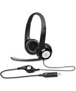Pack of 8 Logitech H390 Wired Headset W/Mic Stereo Headphones, Noise Can... - $148.22