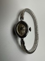 Vintage 18mm Silver Woman’s Watch For Parts - $3.96