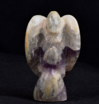 amethyst  chevron prasiolite guardian angel   spiritual alivation #5937 - £23.85 GBP