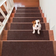 Stair Treads, Non-slip Stairs Carpet 8 x 30 inch, Indoor Stair Runner for Wo... - £45.81 GBP