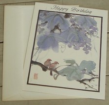 NEVER USED Vintage Happy Birthday Greeting Card GREAT COND - £1.54 GBP