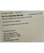 NOS STI-CO FTB-SB-VHF-DS Antenna 1997-2010 Ford Expedition 1997-2003 F15... - $40.69 CAD