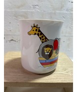 Vintage Giftco Taiwan Zoo Circus Animals in a Boat Coffee Tea Mug Cup Be... - £9.22 GBP