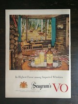Vintage 1952 Seagram&#39;s VO Canadian Whiskey Full Page Original Ad 1221 - $6.64