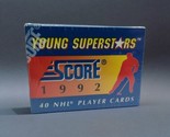 Vtg 1992 Score Young Superstars 40 Card Hockey Set NHL Jagr, Lindros, Sakic - $17.63