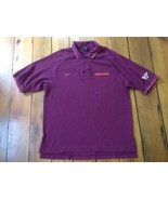 Virginia Tech VT Hokies Nike Team Maroon Polo Golf Preppy Collared Shirt... - £19.74 GBP