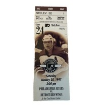 1997 1/25 Philadelphia Flyers vs Detroit Red Wings NHL Ticket Stub Yzerman Goal - £11.84 GBP