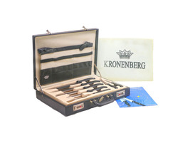 Kronenberg Rostfrei professional knife set. Locking Diplomaten briefcase. - £82.15 GBP
