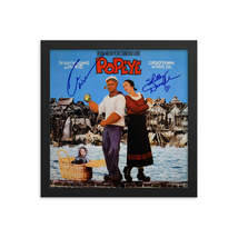 Popeye Robin Williams &amp; Shelley Duvall signed soundtrack Reprint - £67.93 GBP