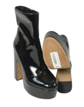 Jessica Simpson Madlaina Patent Bootie Platform Boot Pumps Womens 7.5 New - $93.11