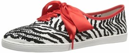 J. Renee Women&#39;s Schooner Fashion Sneaker Black/White Size 7M - $23.05