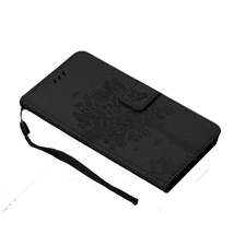Anymob Huawei Phone Case Black Flip Leather 3D Tree Shell Wallet Cover - £23.03 GBP