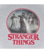 STRANGER THINGS - T-SHIRT / RAGLAN WOMEN&#39;S Sz L ~ Netflix, Gray, Bicycle... - $19.63 CAD