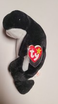 Ty Beanie Baby WAVES Plush Stuffed Toy Whale Doll 1996 - £4.52 GBP