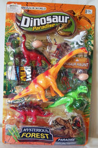 Dinosaur World Paradise Diplodocus Figure /MYSTERIOUS Forest 9+ Pieces Age 3+ - £7.99 GBP