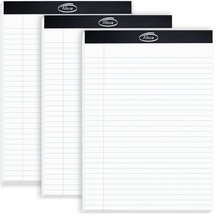 Three 8-Point5 X 11 Legal Notepads In A Pack That Are Perforated And Wide Ruled, - $41.93