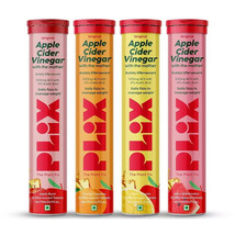 PLIX - THE PLANT FIX Apple Cider Vinegar Effervescent Tablet Pack of 4 - £10.06 GBP+