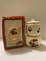 Vintage 1987 Room Scenter Potpourri Candle Holder Santa Claus Christmas - £7.23 GBP