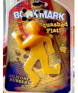 Silicone Squashed Book mark Yellow Crime Scene Dead Body Flat Stanley Bo... - £19.06 GBP
