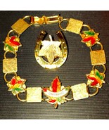 1950s Ontario Canada bracelet and brooch - £34.71 GBP