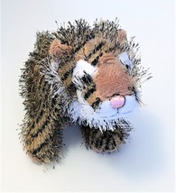 Ganz Webkinz Orange, Black &amp; White Tiger Cat Plush Stuffed Animal NO CODE - £6.02 GBP