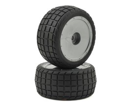 6456 Custom Works Sticker 2 Pre-Mounted Dirt Oval Rear Tires (2) (HB) - £21.10 GBP