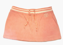 Guess Jeans Authentic Terry Cloth Mini Skirt Small Baby Pink Drawstring ... - £27.15 GBP