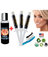 Natural Teeth Whitening Activated Charcoal Gel - Mint Flavor - Fresh Tee... - $17.08 CAD